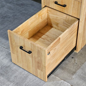 Dual Workstation Desk with Hidden Storage
