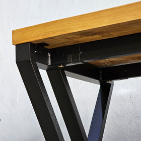 Office Desk with Hidden Storage Cabinet